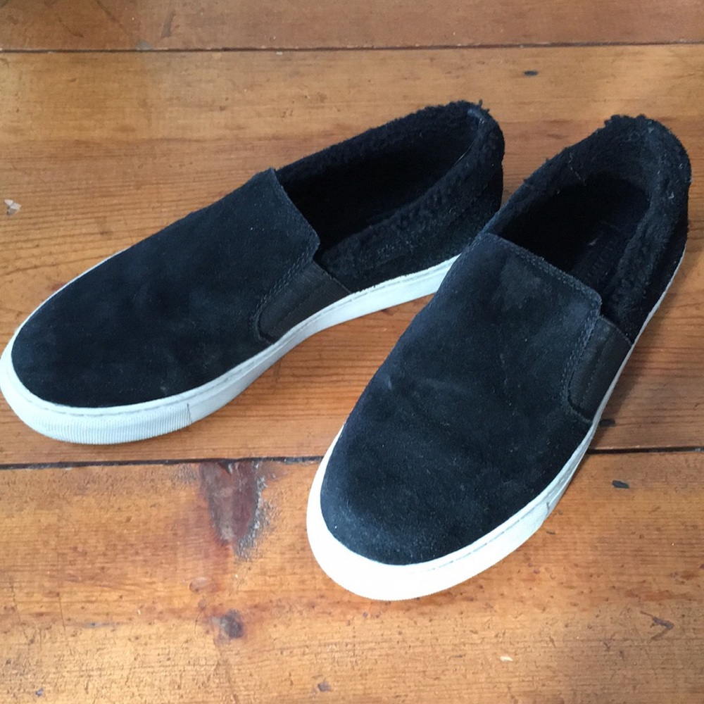 All Saints Slip on suede sneakers